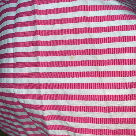 KATE SPADE Pink White Sleeveless Dress with Bow - Picture 15 of 16